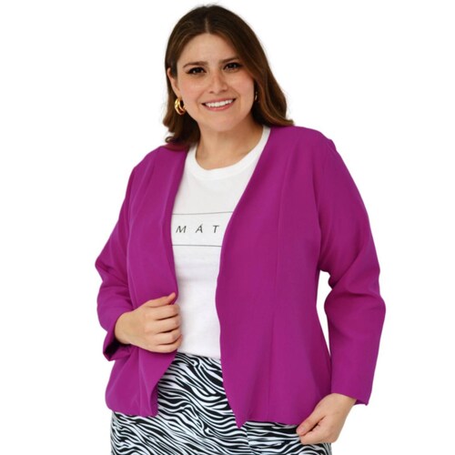 Blazer corto juvenil Roman Fashion/Tallas Extras, 2881 (Magenta) 