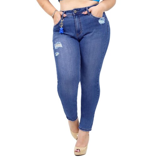 Jeans skinny con strech/Tallas Extras, 1880 