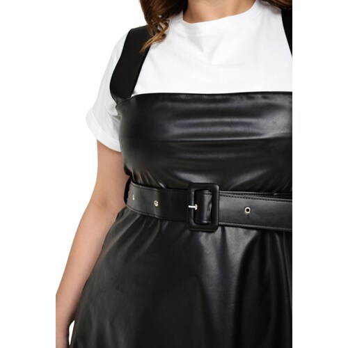 Vestido de vinipiel Roman Fashion/Tallas extras, 9515 