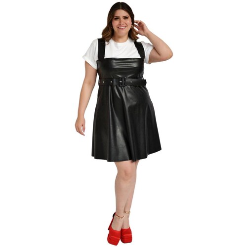 Vestido de vinipiel Roman Fashion/Tallas extras, 9515 