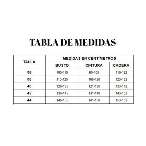 Equivalencia Tallas De Blusas En Numeros Y Letras Tallas De