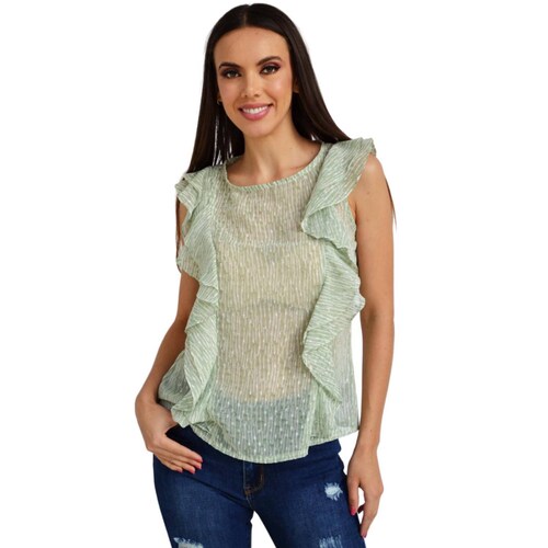 Blusa de chifón Roman Fashion/Juvenil, 2669 (Pistache) 