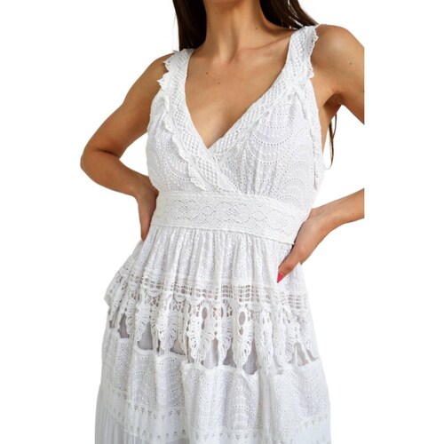 Vestido de tirantes, 3453 (Blanco) 