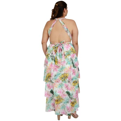 Vestido Multiformas Tallas extras, 522 (Blanco Tropical) 
