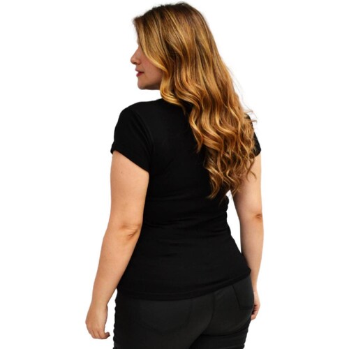 Playera Roman Fashion/Tallas Extras 9001-9 Be Wild (Negro) 