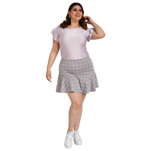 Mini falda Tallas extras, 4312 (Rosa) 