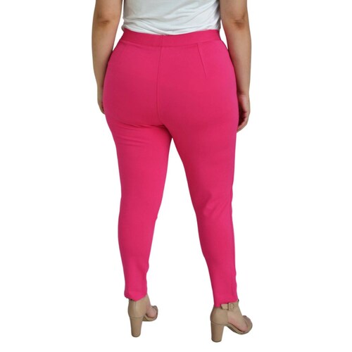Pantalón tipo legging Roman Fashion /Tallas Extras, 1410 (Fiusha) 