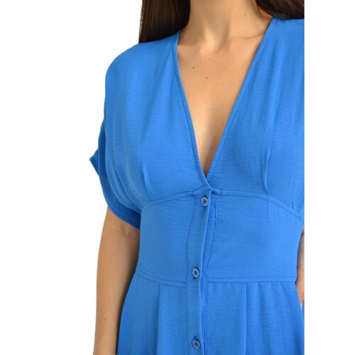Vestido manga corta Roman Fashion /Juvenil 0222 (Azul rey) 
