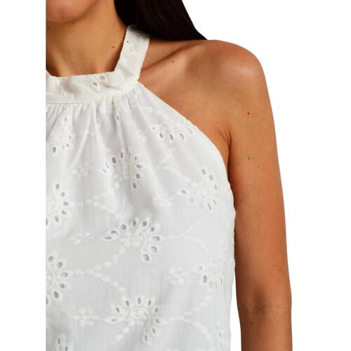 Vestido cuello halter Roman Fashion /Juvenil 0612 (Blanco) 