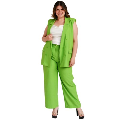 Conjunto De Pantalones Elegantes Para Mujer, Dos Piezas, Pan