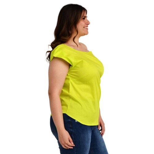 Blusa de popelina Roman Fashion /Tallas Extras, 0436 (Lima) 