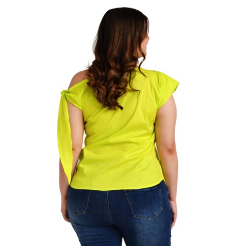 Blusa de popelina Roman Fashion /Tallas Extras, 0436 (Lima) 