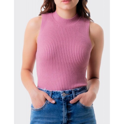 Blusa básica cuello alto Balam /Juvenil, 0087 (Rosa) 