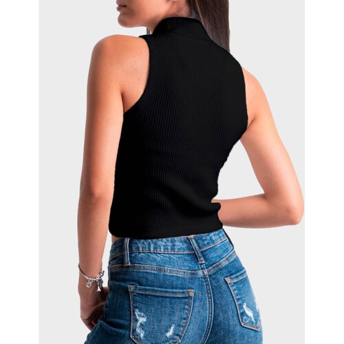 Blusa básica sin mangas Balam, 0084 (Negro) 