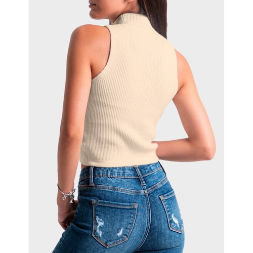 Blusa básica sin mangas Balam, 0084 (Beige) 