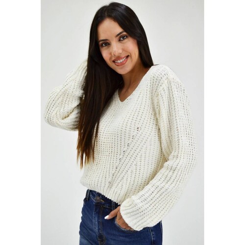Sueter tejido juvenil, 0625 (Blanco) 