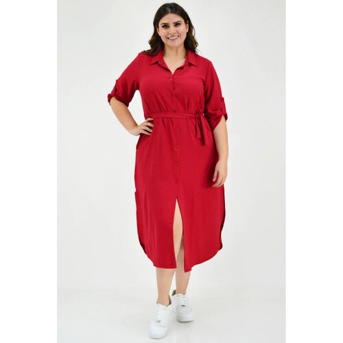 Vestido largo Roman Fashion /Tallas Extras, 1765 (Rojo) 