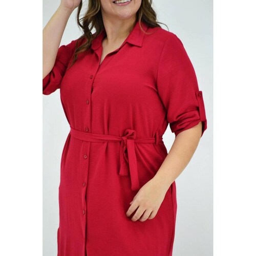 Vestido largo Roman Fashion /Tallas Extras, 1765 (Rojo) 