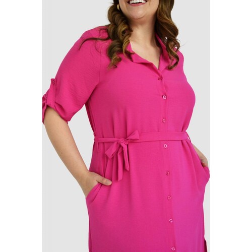 Vestido largo Roman Fashion /Tallas Extras, 1765 (Magenta) 