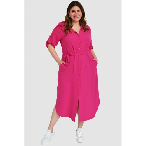 Vestido largo Roman Fashion /Tallas Extras, 1765 (Magenta) 