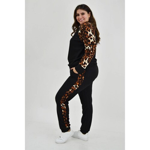 Conjunto de pants juvenil Roman Fashion /Tallas Extras, 8049 (Animal print) 