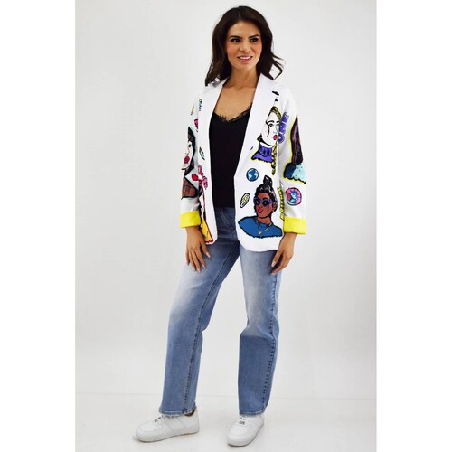 Blazer Friends Roman Fashion /Juvenil, 015 (Blanco) 