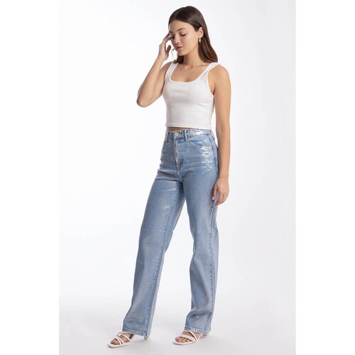 Jeans efecto metalizado Balam / Juvenil, 6530 (Tornasol claro) 