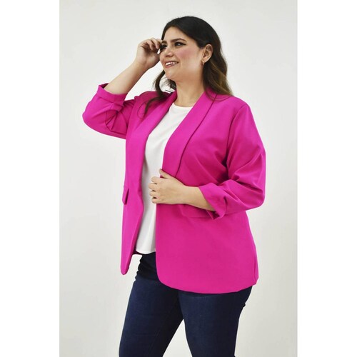 Blazer manga 3/4 Roman Fashion /Tallas Extras, 12255 (Fiusha) 