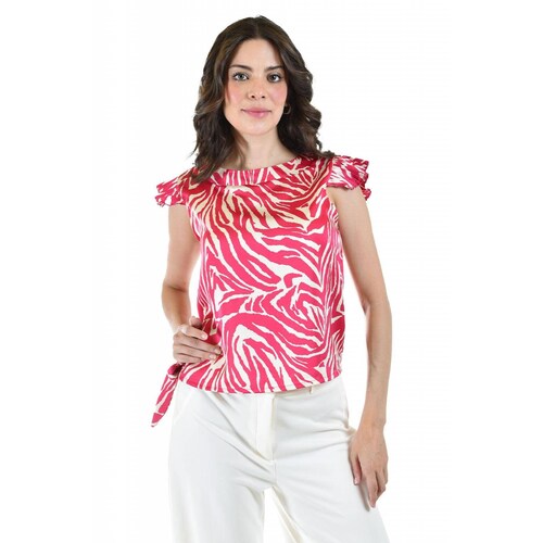 Blusa estampado zebra Roman Fashion/ Tallas Extras, 4048 (Fiusha) 