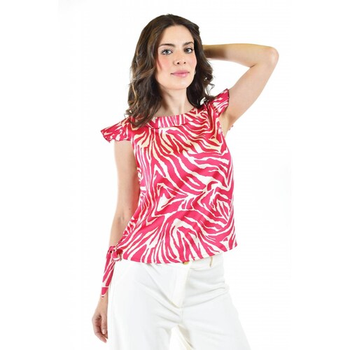 Blusa estampado zebra Roman Fashion/ Tallas Extras, 4048 (Fiusha) 