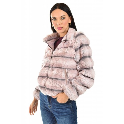 Chamarra de peluche Juvenil, 7517 (Rosa) 