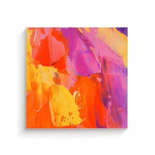 Cuadro Decorativo Canvas Espatula sobre lienzo 30x30
