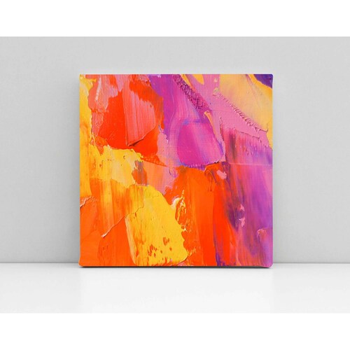 Cuadro Decorativo Canvas Espatula sobre lienzo 30x30