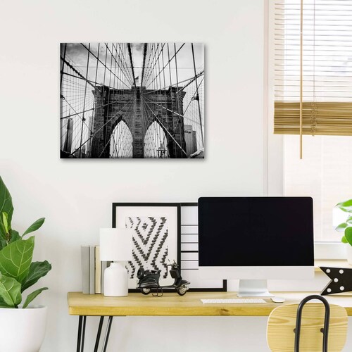 Cuadro Decorativo Canvas Puente De Brooklyn 45x30