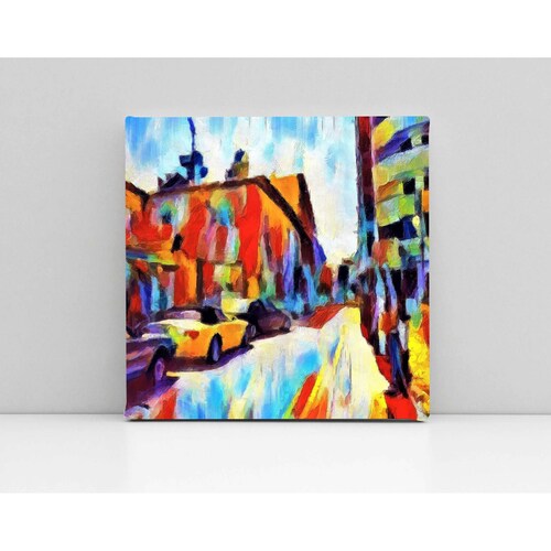 Cuadro Decorativo Canvas Calle en Europa 70x70
