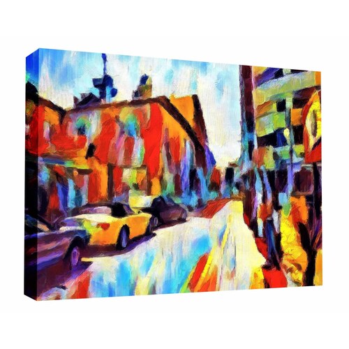 Cuadro Decorativo Canvas Calle en Europa 105x70