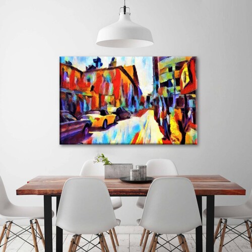 Cuadro Decorativo Canvas Calle en Europa 105x70