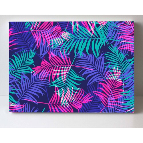 Cuadro Decorativo Canvas Hojas de Colores 180x120
