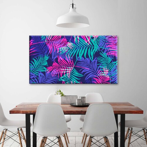 Cuadro Decorativo Canvas Hojas de Colores 180x120