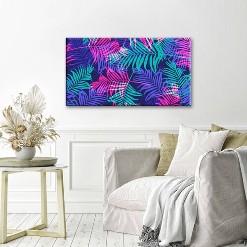 Cuadro Decorativo Canvas Hojas de Colores 180x120