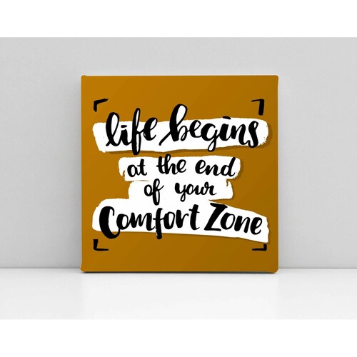 Cuadro Decorativo Canvas Frase inspiradora 30x30