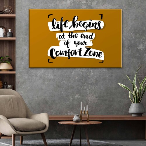 Cuadro Decorativo Canvas Frase inspiradora 180x120