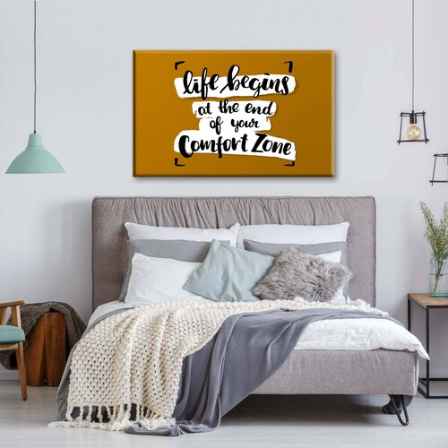 Cuadro Decorativo Canvas Frase inspiradora 180x120