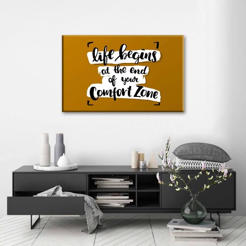 Cuadro Decorativo Canvas Frase inspiradora 150x100