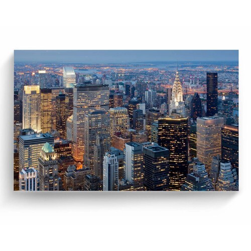 Cuadro Decorativo Canvas Atardecer en Nueva York 75x50