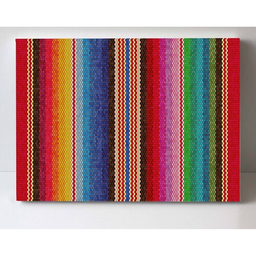 Cuadro Decorativo Canvas tradicional tela Mexicana 105x70