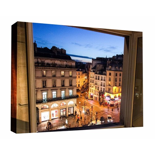 Cuadro Decorativo Canvas Vista Desde Ventana París 45x30