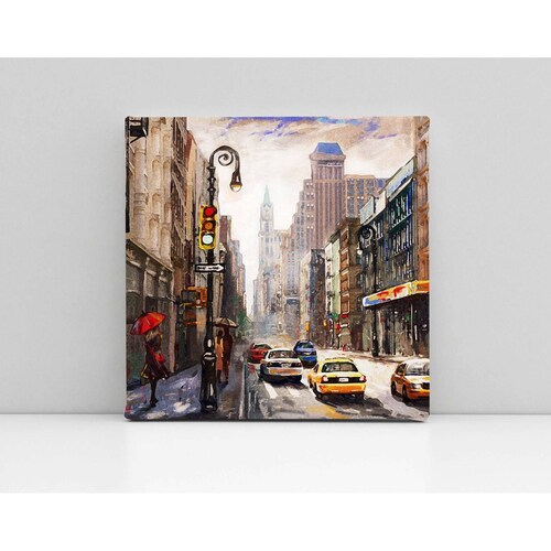 Cuadro Decorativo Canvas Obra de arte NY en Canvas 30x30