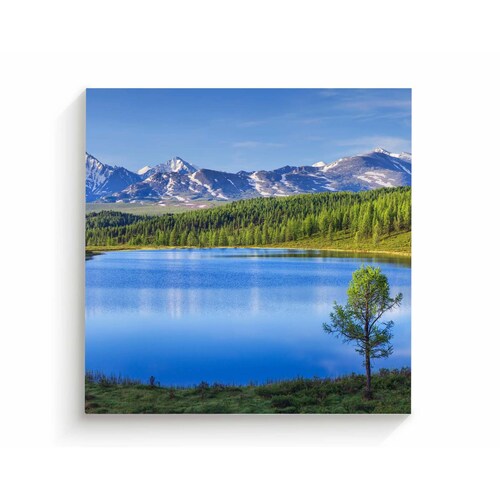 Cuadro Decorativo Canvas Lago, Rep. De Altai  70x70