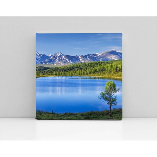 Cuadro Decorativo Canvas Lago, Rep. De Altai  70x70